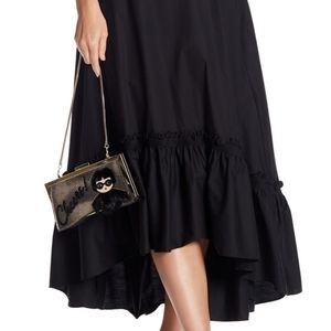 Trina Turk Maxi hi-lo Skirt with Ruffle size 00